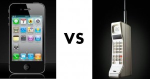 Smartphone versus de ouderwetse GSM